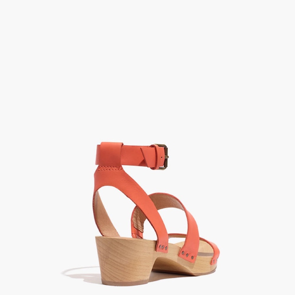 Madewell Coral Color The Jodi Clog - Picture 16 of 16